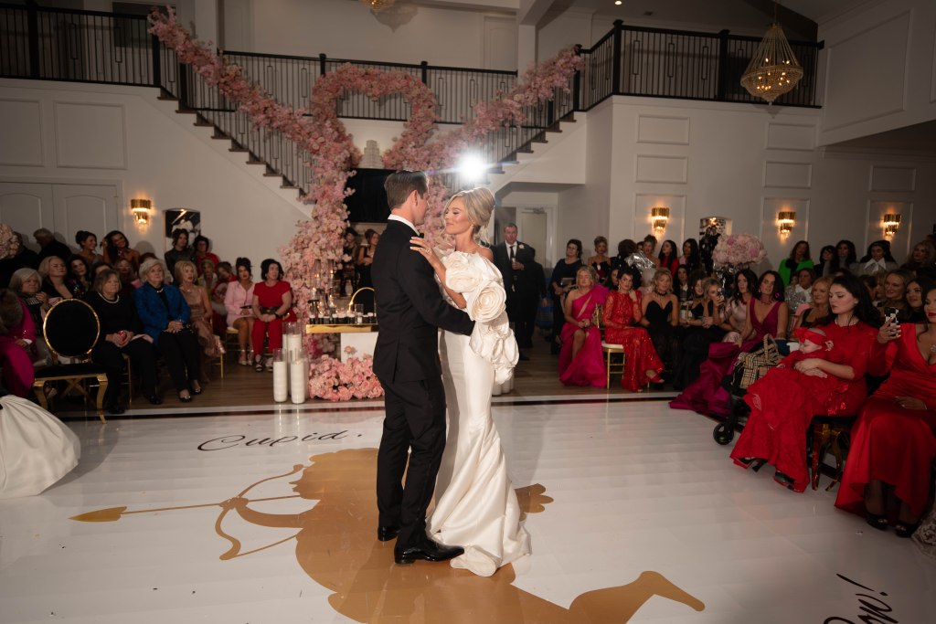 Bride and groom’s first dance moment, captured with soft lighting and ambiance
